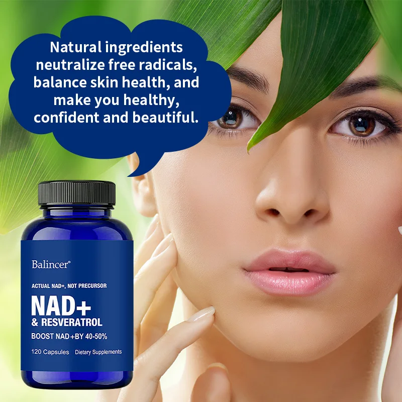 NAD Supplements, Supplements with Resveratrol + Vitamin B3, Nad Plus Boost Supplements – Supports Cellular Health